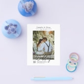 Budget Foto Hochzeit Einladung Classic White Flyer (Einzeln)