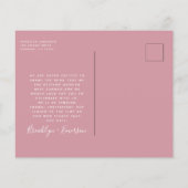 BUDGET-Foto-Hochzeit Speichern Sie das Datum der P (Rückseite)