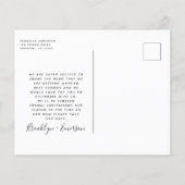 BUDGET-Foto-Hochzeit Speichern Sie das Datum der P (Rückseite)