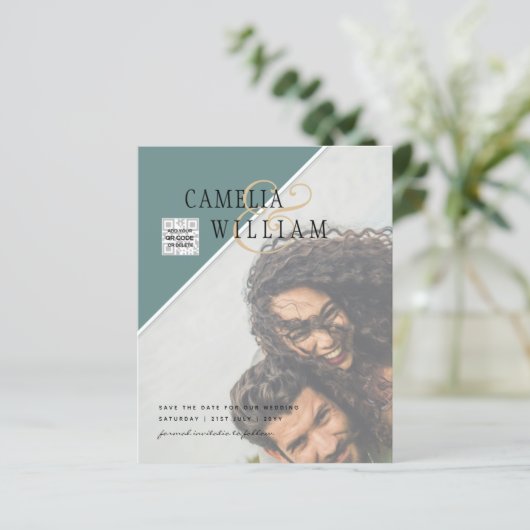 Budget Foto Hochzeitsempfehlung gemischte Farben (Stehend Vorderseite)