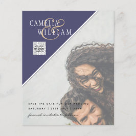 Budget Foto Hochzeitsempfehlung gemischte Farben Flyer