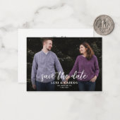 Budget Foto & Kalligrafie 2B Dunkler-Stunde Rett D Mitteilungskarte (Vorderseite/Rückseite Beispiel)