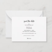 Budget Foto & Kalligrafie 2B Dunkler-Stunde Rett D Mitteilungskarte (Rückseite)