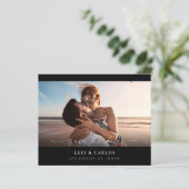 Budget Foto & Kalligrafie 3 Mod Save the Date (Stehend Vorderseite)