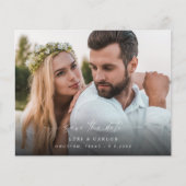 Budget Foto & Kalligrafie 3 Mod V2 Save the Date Flyer (Vorne)
