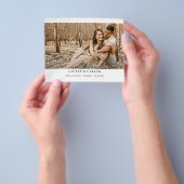 Budget Foto & Kalligrafie 3 Mod W Save the Date F Flyer (Gruppe)