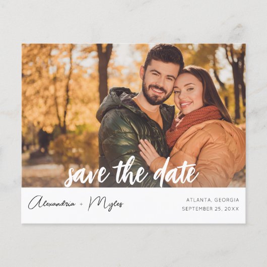 Budget Foto & Kalligrafie 4 MOD Save the Date (Vorderseite)