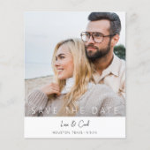 Budget Foto & Kalligrafie 5 MOD V Save the Date Flyer (Vorne)