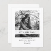 Budget Foto Modern Ankündigung Datum freihalten (Vorne/Hinten)