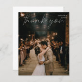 Budget Foto Moderne schicke Handschrift Vielen Dan (Vorne/Hinten)