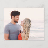 Budget Foto Modernes, horizontales 4 Hochzeitsstil Flyer (Hinten)