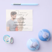 Budget Foto Modernes, horizontales 4 Hochzeitsstil Flyer (Einzeln)