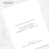 Budget Foto Neujahr Hier Geburtserklärung