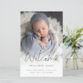 Budget Foto Overlay Begrüßungsankündigung (Stehend Vorderseite)