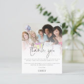 Budget Foto Overlay Brautparty Vielen Dank (Stehend Vorderseite)