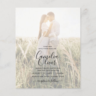 BUDGET Foto Overlay Flyer