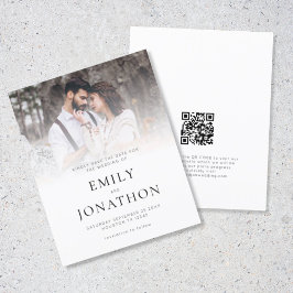 Budget Foto Overlay QR-Code Hochzeitssache speiche