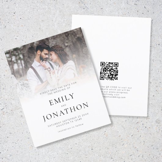 Budget Foto Overlay QR-Code Hochzeitssache speiche