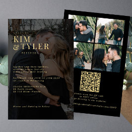 Budget Foto Overlay QR UAWG Hochzeit Einladung