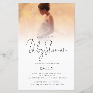 Budget Foto Overlay Script Kinderdusche Einladung
