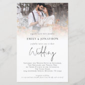 Budget Foto Overlay Skript QR Code Wedite Einladun (Vorderseite)