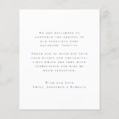 Budget Foto Overlay Vielen Dank für die Geburtserk (Rückseite)