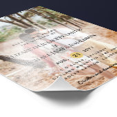 Budget FOTO OVERLAY Wedding Einladungen Moderne (Ecke)