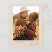 Budget Foto Pampas Grass Boho Wedding Flyer (Hinten)