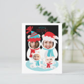 BUDGET Foto Personalisierte Weihnachtsbären (Stehend Vorderseite)