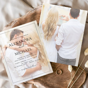 Budget Foto Picture Wedding Einladungen Flyer