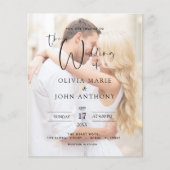 Budget Foto Picture Wedding Flyer (Vorne)