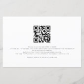 Budget Foto QR Code beitreten uns Hochzeitseinladu (Rückseite)