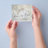 Budget Foto QR CODE Hochzeit Save the Date Flyer (Gruppe)