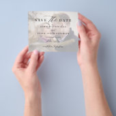 Budget Foto QR CODE Hochzeit speichern Sie das Dat Flyer (Gruppe)