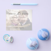 Budget Foto QR CODE Hochzeit speichern Sie das Dat Flyer (Einzeln)