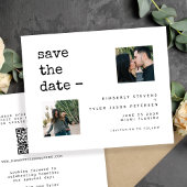 Budget Foto QR CODE Moderne Hochzeit speichern das