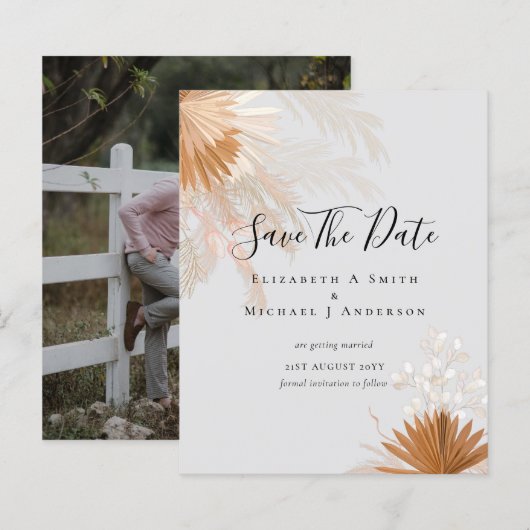 BUDGET Foto Rett Dates PAMPAS Grass Terracotta (Vorne/Hinten)