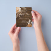 BUDGET Foto Rett Dates PAMPAS Grass Terracotta Flyer (Gruppe)