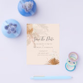 BUDGET Foto Rett Dates PAMPAS Grass Terracotta Flyer (Einzeln)