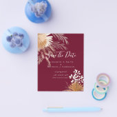 BUDGET Foto Rett Dates PAMPAS Grass Terracotta Flyer (Einzeln)