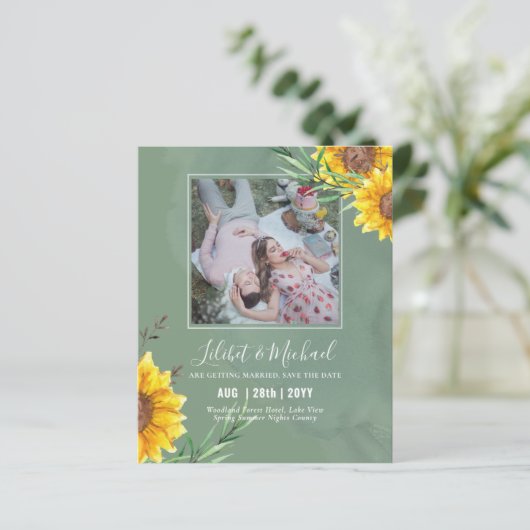 BUDGET-Foto Rett Datum oder Hochzeit Rustikale Son (Stehend Vorderseite)