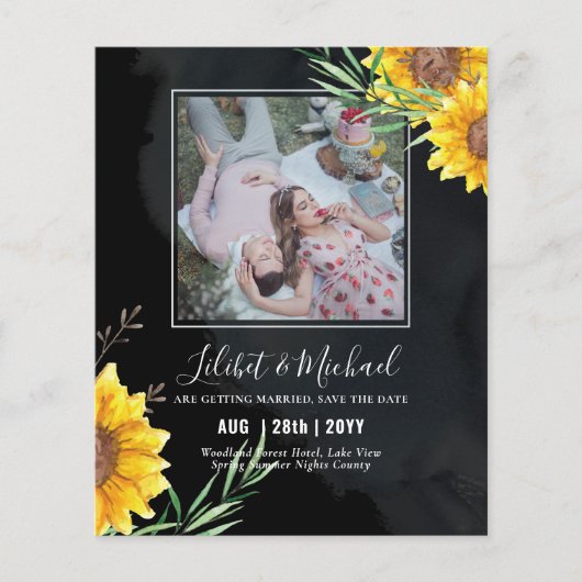 BUDGET-Foto Rett Datum oder Hochzeit Rustikale Son (Vorderseite)