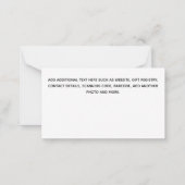 BUDGET-Foto Rette Daten Tropical Beach Mitteilungskarte (Rückseite)