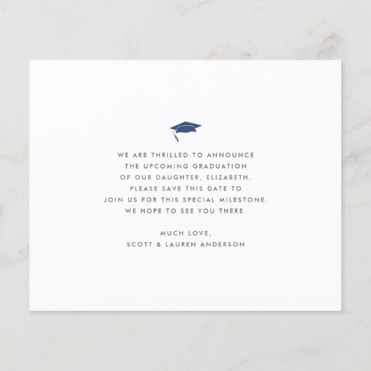 Budget Foto Retten Datum Abschluss Einladung der M (Rückseite)