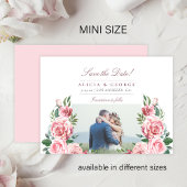 Budget Foto romantische Blumenhochzeit speichern d Mitteilungskarte