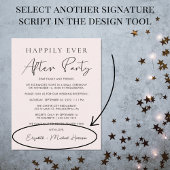 Budget Foto Rosa Hochzeitsempfang Einladung