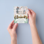 Budget Foto Save the Date Grünflächen Botanisch Flyer (Gruppe)