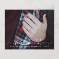 Budget Foto Save-the-Date-Karte