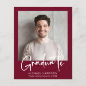 Budget Foto Script Abschluss Ankündigung (Vorderseite)