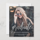 Budget Foto Silver Script Abschluss Ankündigung (Vorderseite)